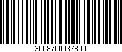 Código de barras (EAN, GTIN, SKU, ISBN): '3608700037899'