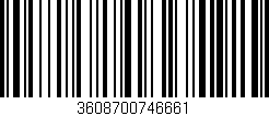 Código de barras (EAN, GTIN, SKU, ISBN): '3608700746661'