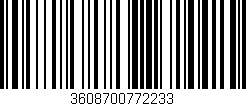 Código de barras (EAN, GTIN, SKU, ISBN): '3608700772233'