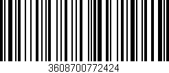 Código de barras (EAN, GTIN, SKU, ISBN): '3608700772424'