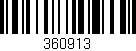 Código de barras (EAN, GTIN, SKU, ISBN): '360913'