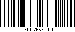 Código de barras (EAN, GTIN, SKU, ISBN): '3610776574390'