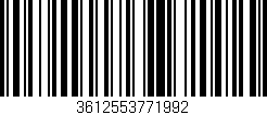 Código de barras (EAN, GTIN, SKU, ISBN): '3612553771992'