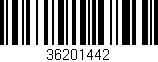 Código de barras (EAN, GTIN, SKU, ISBN): '36201442'