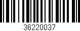 Código de barras (EAN, GTIN, SKU, ISBN): '36220037'