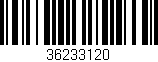 Código de barras (EAN, GTIN, SKU, ISBN): '36233120'