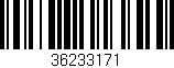 Código de barras (EAN, GTIN, SKU, ISBN): '36233171'