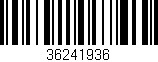 Código de barras (EAN, GTIN, SKU, ISBN): '36241936'