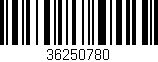 Código de barras (EAN, GTIN, SKU, ISBN): '36250780'