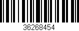 Código de barras (EAN, GTIN, SKU, ISBN): '36268454'