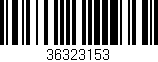 Código de barras (EAN, GTIN, SKU, ISBN): '36323153'