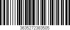 Código de barras (EAN, GTIN, SKU, ISBN): '3635272383505'