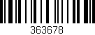 Código de barras (EAN, GTIN, SKU, ISBN): '363678'