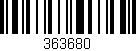 Código de barras (EAN, GTIN, SKU, ISBN): '363680'