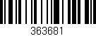 Código de barras (EAN, GTIN, SKU, ISBN): '363681'