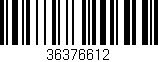 Código de barras (EAN, GTIN, SKU, ISBN): '36376612'