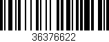 Código de barras (EAN, GTIN, SKU, ISBN): '36376622'