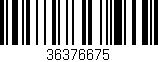 Código de barras (EAN, GTIN, SKU, ISBN): '36376675'