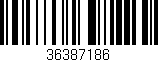 Código de barras (EAN, GTIN, SKU, ISBN): '36387186'