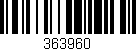 Código de barras (EAN, GTIN, SKU, ISBN): '363960'