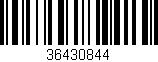 Código de barras (EAN, GTIN, SKU, ISBN): '36430844'