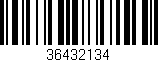 Código de barras (EAN, GTIN, SKU, ISBN): '36432134'