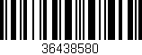 Código de barras (EAN, GTIN, SKU, ISBN): '36438580'