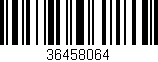 Código de barras (EAN, GTIN, SKU, ISBN): '36458064'