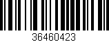 Código de barras (EAN, GTIN, SKU, ISBN): '36460423'