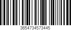 Código de barras (EAN, GTIN, SKU, ISBN): '3654734573445'