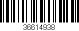 Código de barras (EAN, GTIN, SKU, ISBN): '36614938'