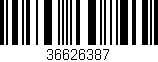 Código de barras (EAN, GTIN, SKU, ISBN): '36626387'