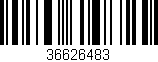 Código de barras (EAN, GTIN, SKU, ISBN): '36626483'