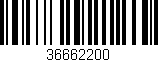 Código de barras (EAN, GTIN, SKU, ISBN): '36662200'