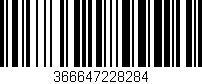 Código de barras (EAN, GTIN, SKU, ISBN): '366647228284'