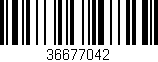 Código de barras (EAN, GTIN, SKU, ISBN): '36677042'