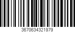 Código de barras (EAN, GTIN, SKU, ISBN): '3670634321979'