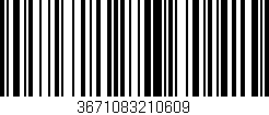 Código de barras (EAN, GTIN, SKU, ISBN): '3671083210609'