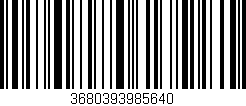 Código de barras (EAN, GTIN, SKU, ISBN): '3680393985640'