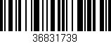 Código de barras (EAN, GTIN, SKU, ISBN): '36831739'