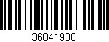 Código de barras (EAN, GTIN, SKU, ISBN): '36841930'