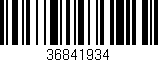 Código de barras (EAN, GTIN, SKU, ISBN): '36841934'