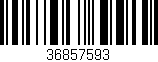 Código de barras (EAN, GTIN, SKU, ISBN): '36857593'