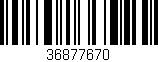 Código de barras (EAN, GTIN, SKU, ISBN): '36877670'