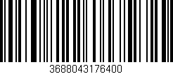 Código de barras (EAN, GTIN, SKU, ISBN): '3688043176400'