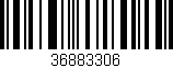 Código de barras (EAN, GTIN, SKU, ISBN): '36883306'