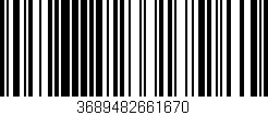 Código de barras (EAN, GTIN, SKU, ISBN): '3689482661670'