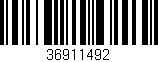 Código de barras (EAN, GTIN, SKU, ISBN): '36911492'