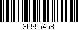 Código de barras (EAN, GTIN, SKU, ISBN): '36955458'