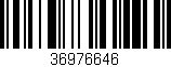 Código de barras (EAN, GTIN, SKU, ISBN): '36976646'